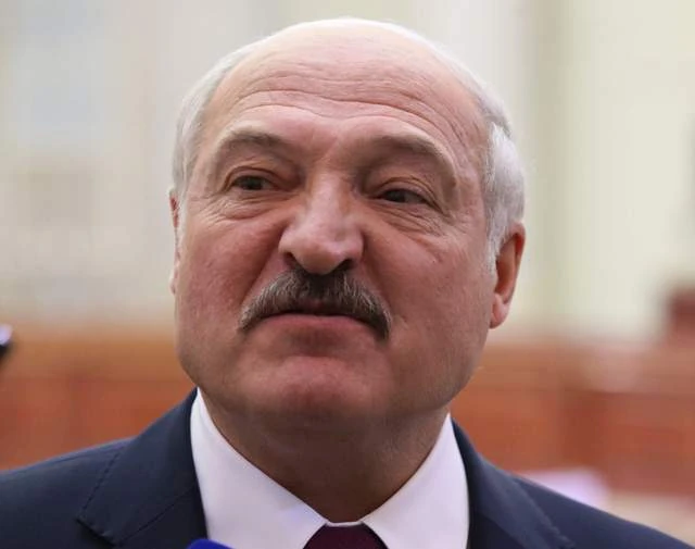 Олександр Лукашенко під час виступу, фото Getty Images