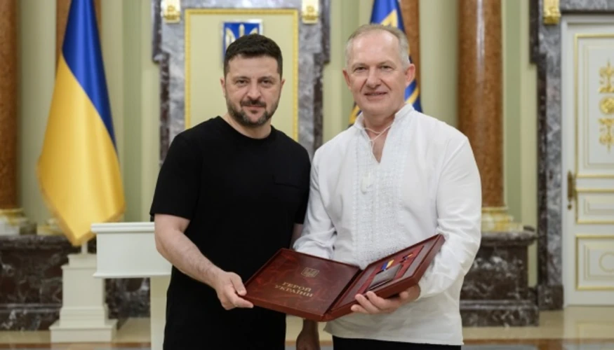 Сергій Риженко, генеральний директор лікарні імені Мечникова (фото: Микола Лукашук via Telegram)
