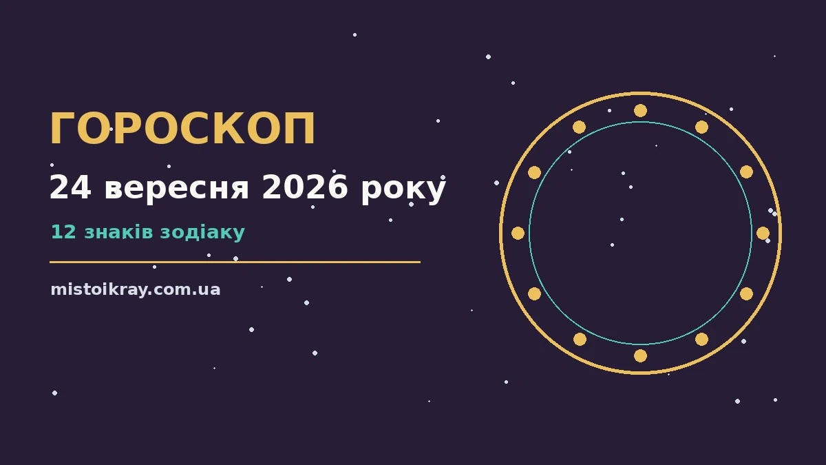 Гороскоп на 24 вересня 2026 року: ранкова кава, записник і символи знаків зодіаку