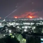 Пошкоджена установка АВТ-6 Сизранського НПЗ після удару 15 вересня 2026 року